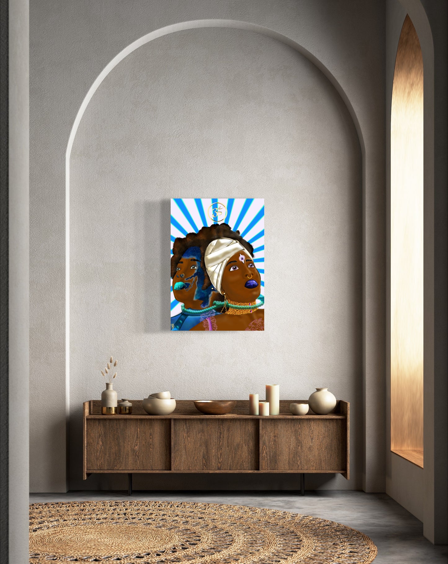 Legacy Eternal - Blue - Limited Edition Art Print In Sizes A3-A1