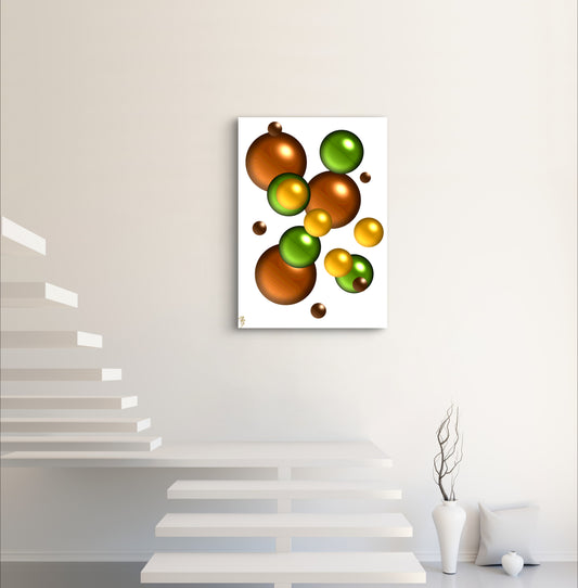 Autumnal Marbles: Early & Late Fall - Limited Edition Art Print In Sizes A2-A1