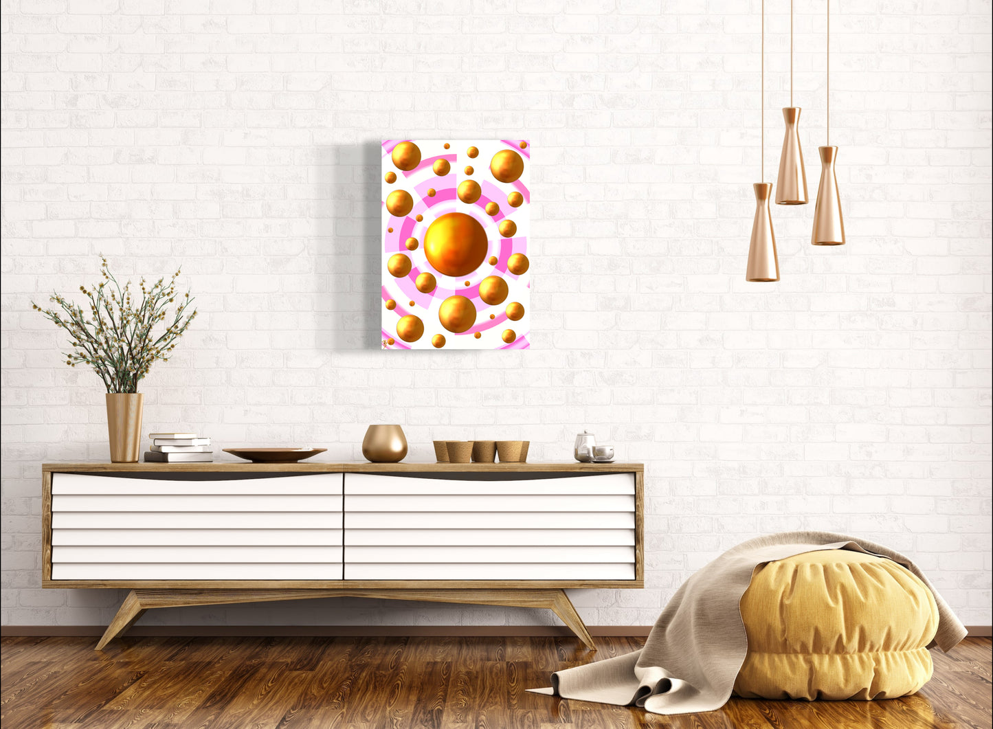 Serenity Spheres - Pastel Explosion Limited Edition Art Print In Sizes A3-A1
