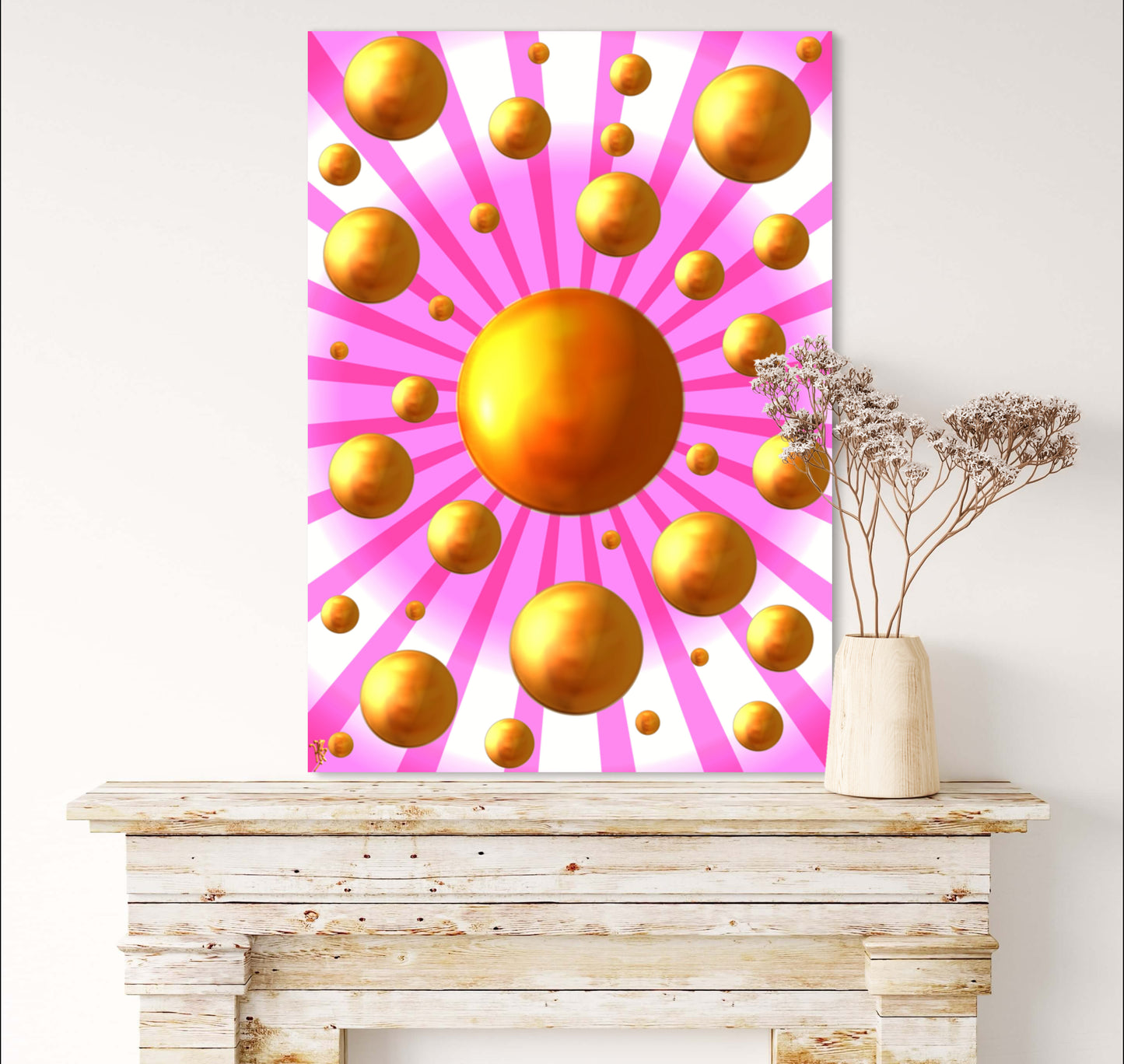 Serenity Spheres - Rosette Sun Limited Edition Art Print In Sizes A3-A1