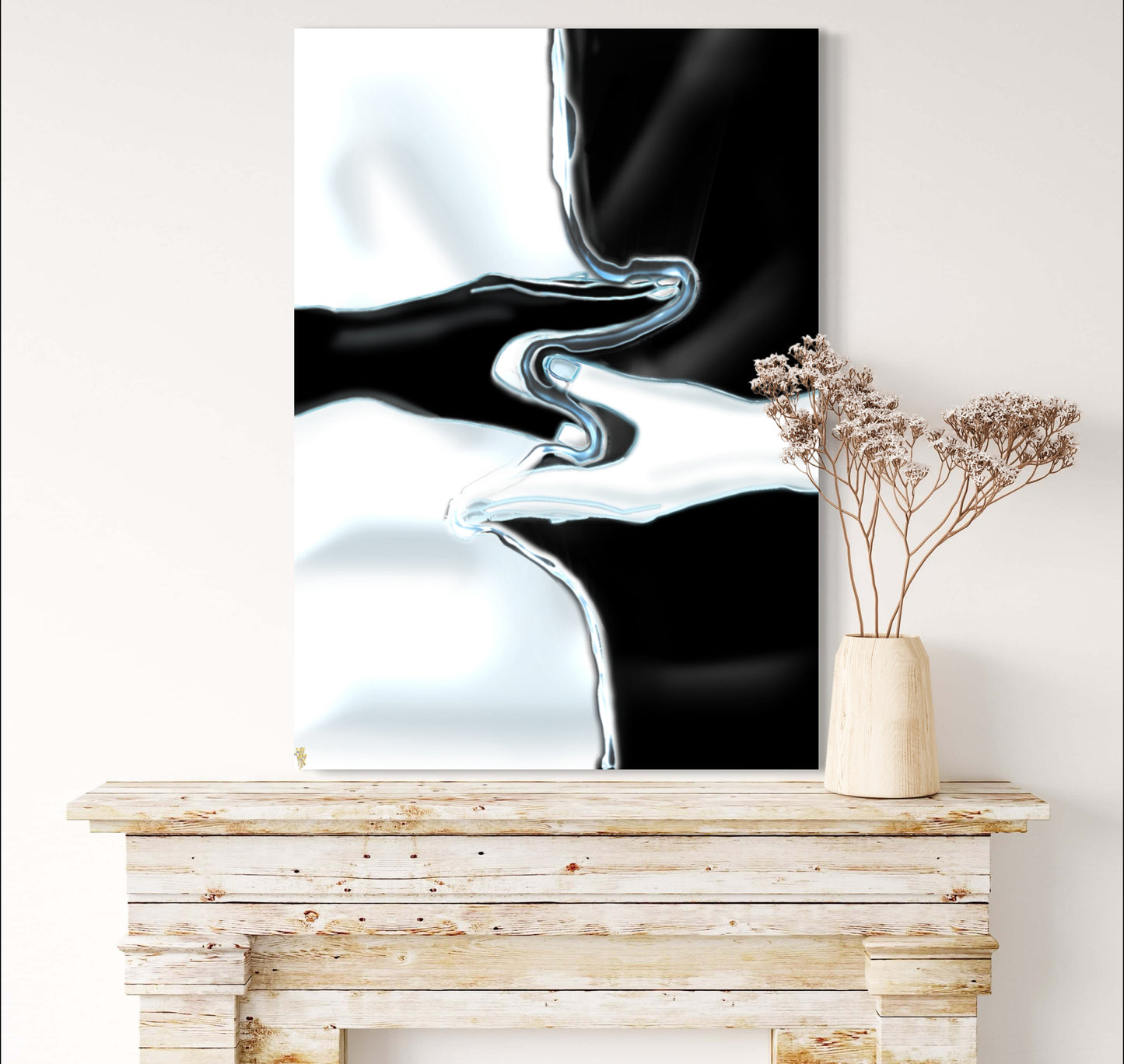 Boundaries – Watery Barrier Limited Edition Art Print In Sizes A3-A1