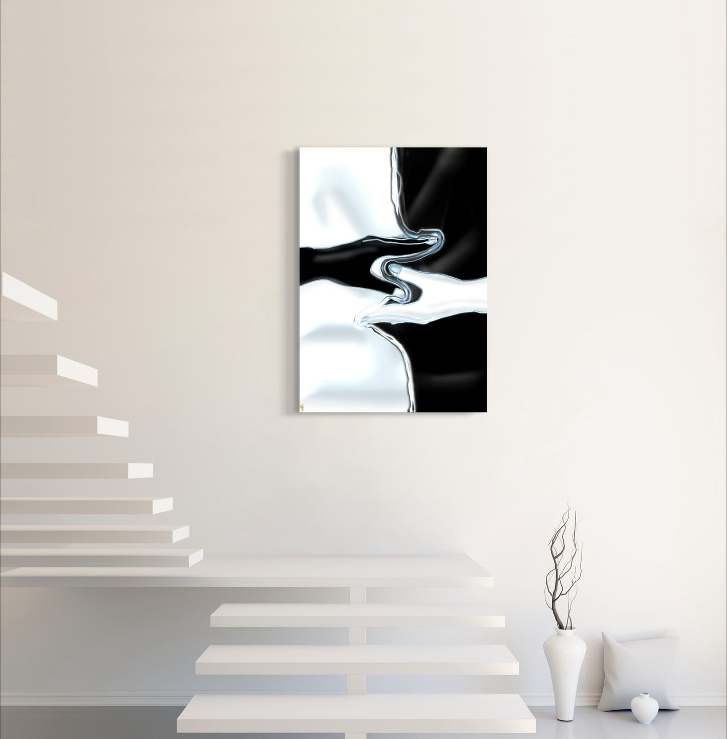 Boundaries – Watery Barrier Limited Edition Art Print In Sizes A3-A1