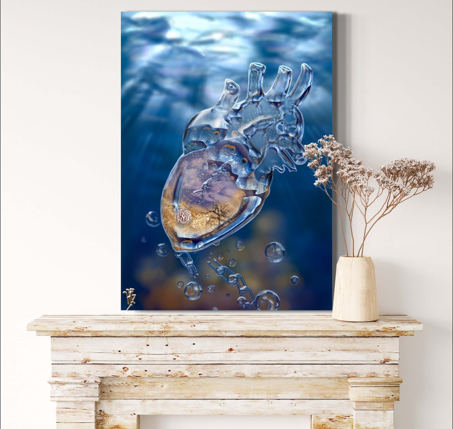 Drought - Rare Limited Edition Art A1 Stretched Cotton Canvas Print