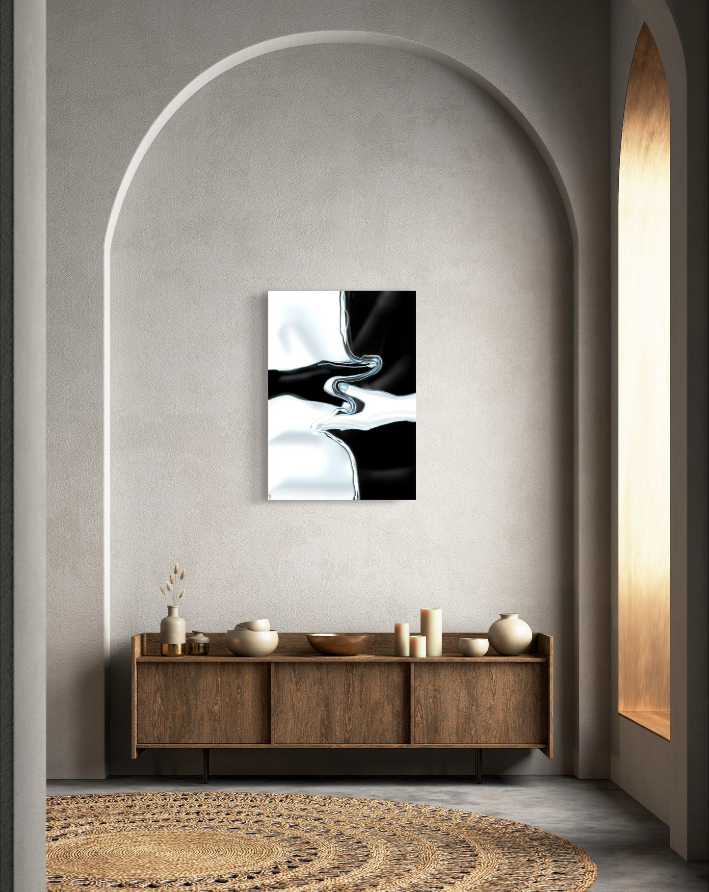 Boundaries – Watery Barrier Limited Edition Art Print In Sizes A3-A1