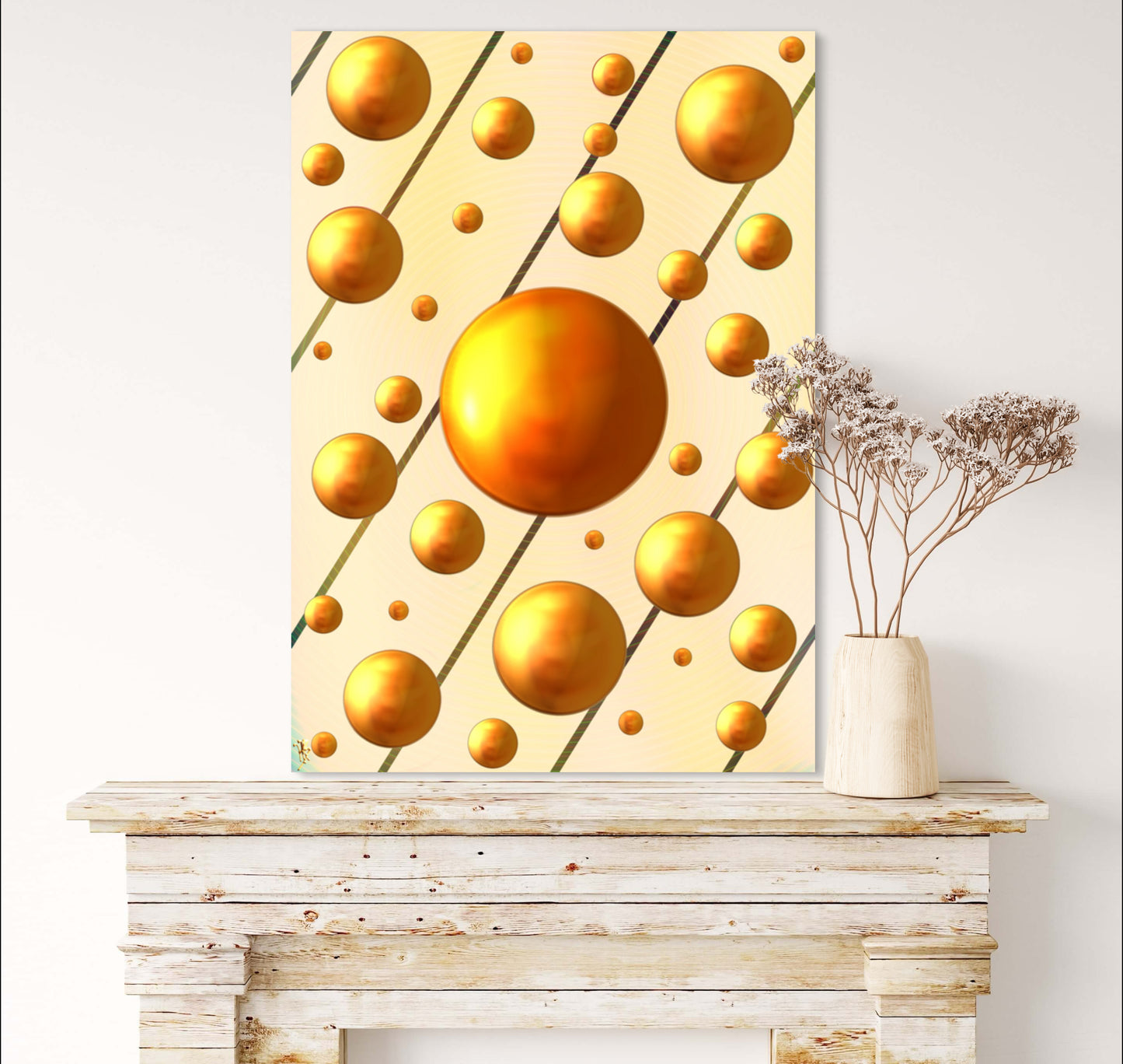 Serenity Spheres - Cross Dimension Limited Edition Art Print In Sizes A3-A1