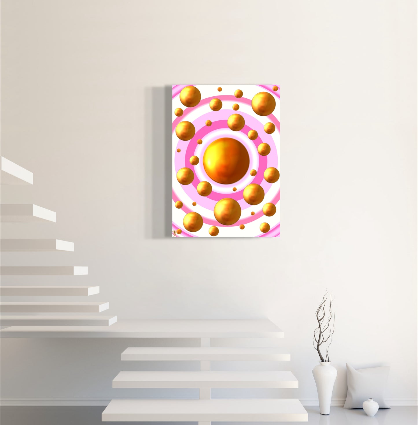 Serenity Spheres - Pastel Air Limited Edition Art Print In Sizes A3-A1