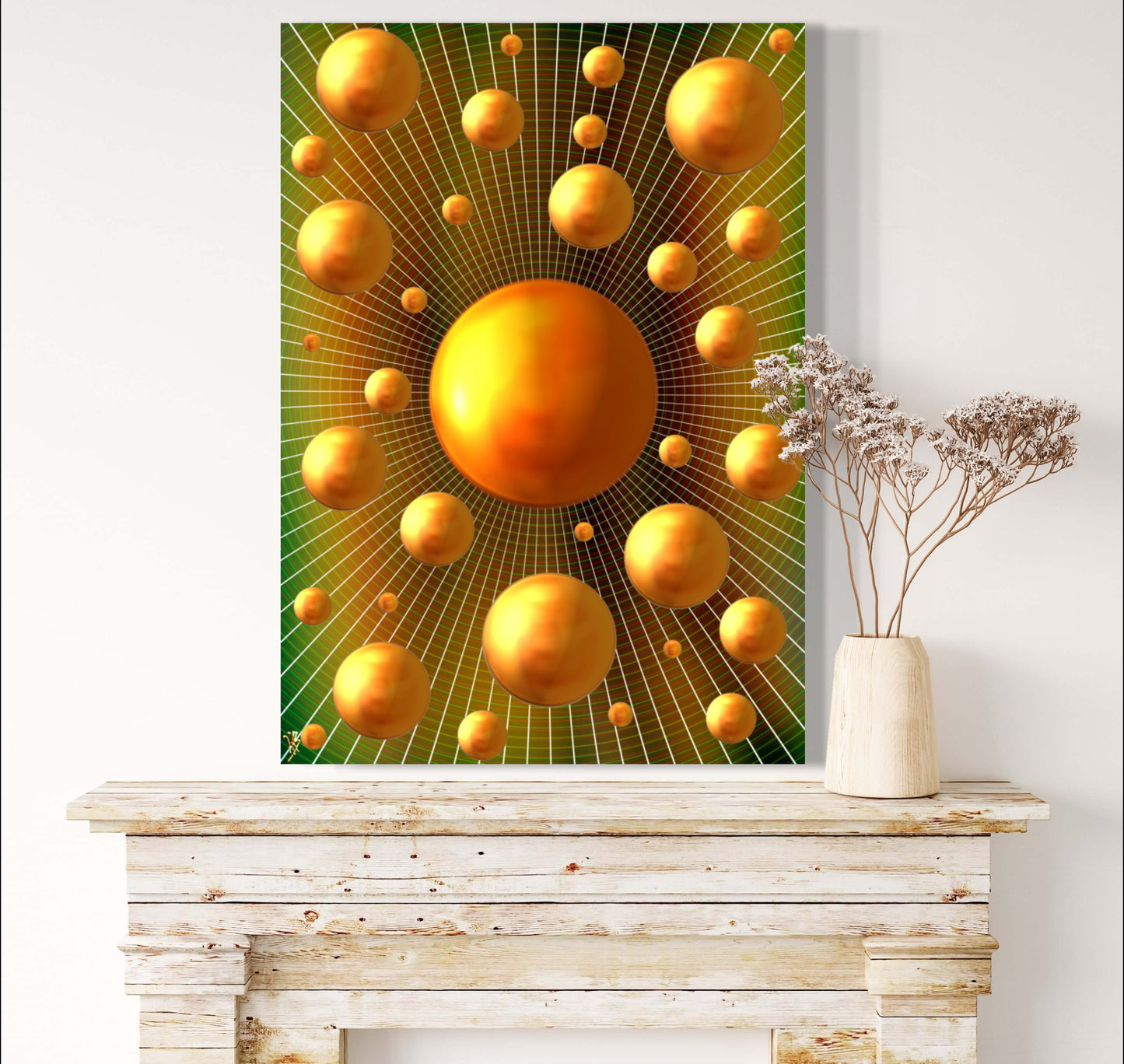 Serenity Spheres - Deep Vortex Limited Edition Art Print In Sizes A3-A1