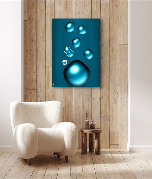 Formless: Topaz Teardrop
- Only One, Limited Edition Art A1 Stretched Cotton Canvas Print