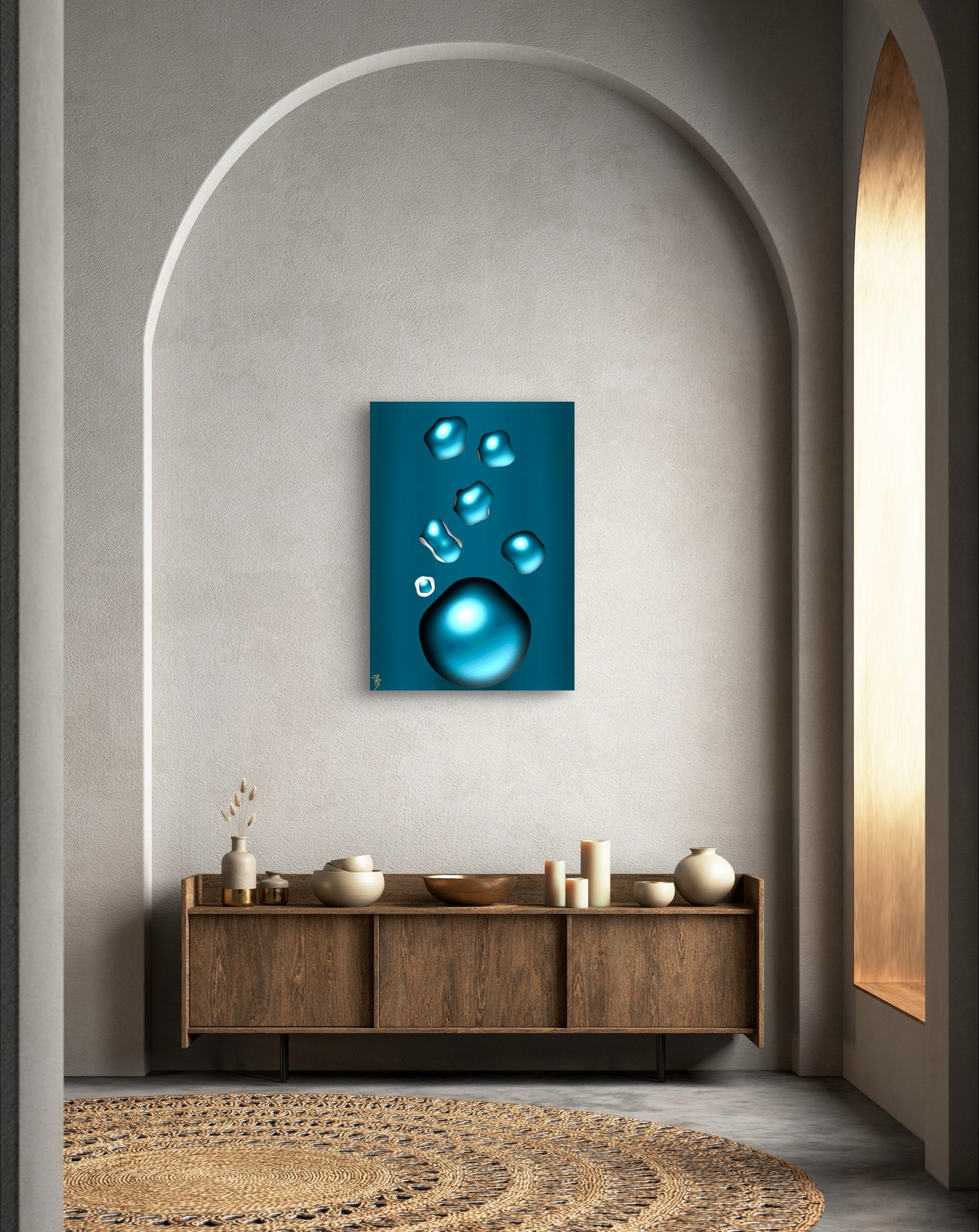 Formless: Topaz Teardrop
- Only One, Limited Edition Art A1 Stretched Cotton Canvas Print