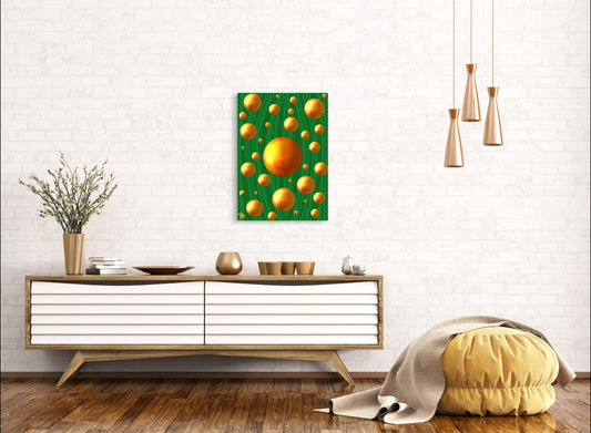 Serenity Spheres - Royal Emerald Limited Edition Art Print In Sizes A3-A1