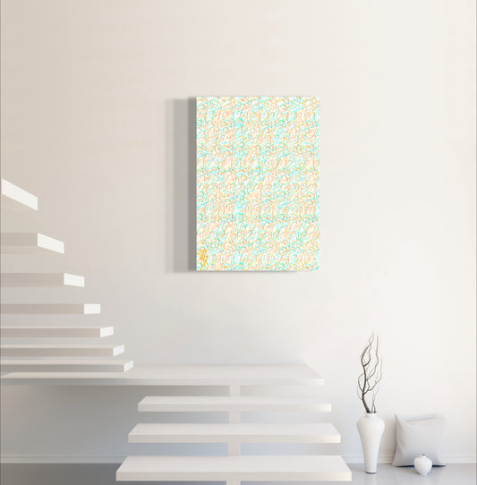 Interlocked Series: Sacral Intensity - Only One, Limited Edition Art A1 Stretched Cotton Canvas Print