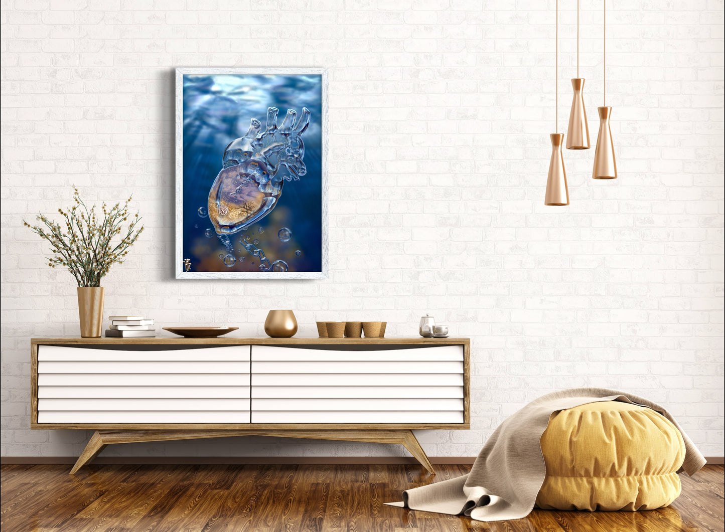 Drought - Rare Limited Edition Art A1 Cotton Paper Print With Frame