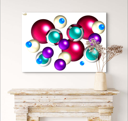 Falling Marbles: Cherry Blossom - Limited Edition Art Print In Sizes A2-A1