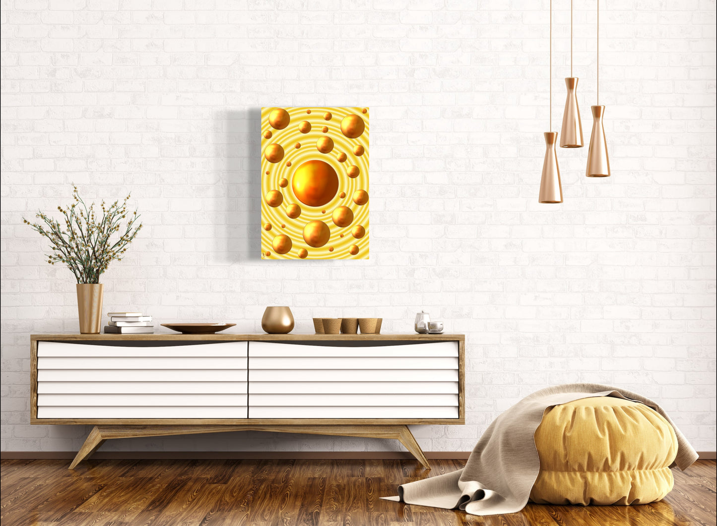 Serenity Spheres - Sun Rings Limited Edition Art Print In Sizes A3-A1