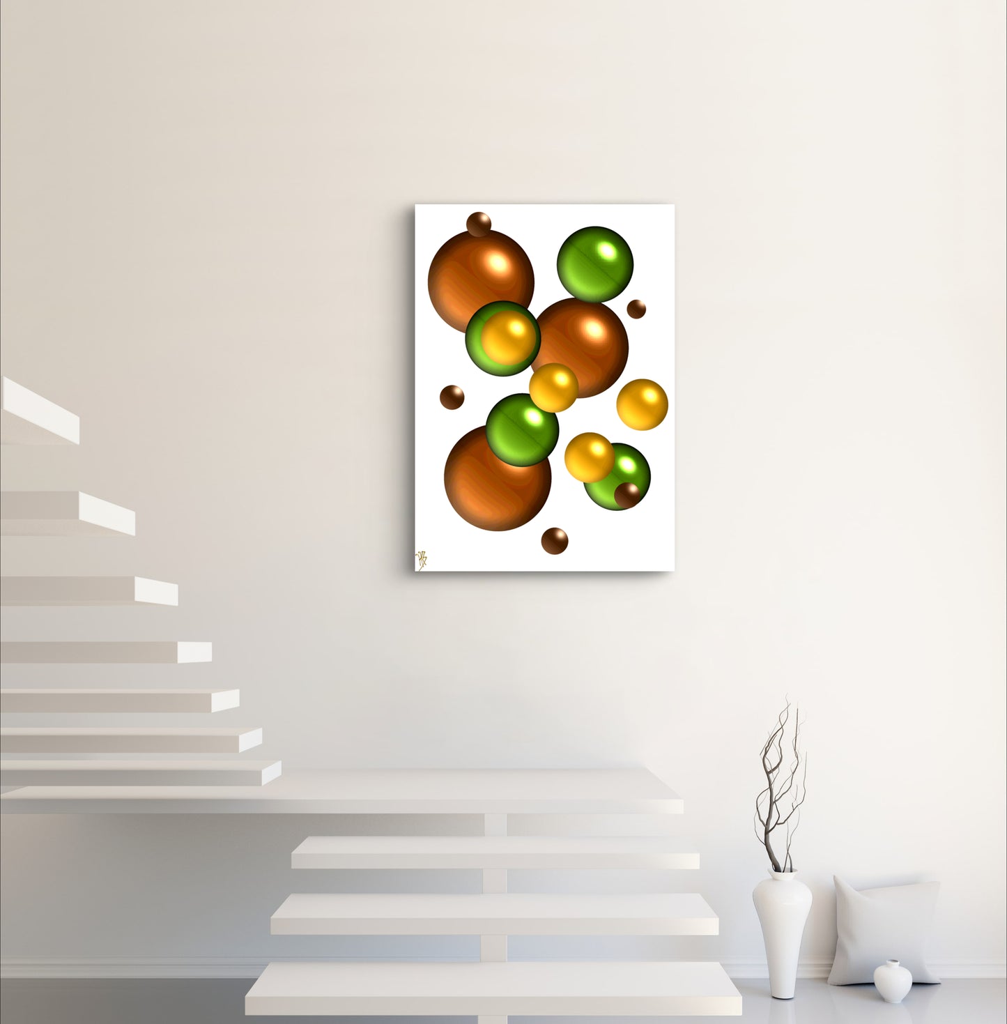 Autumnal Marbles: Early & Late Fall - Limited Edition Art Print In Sizes A2-A1