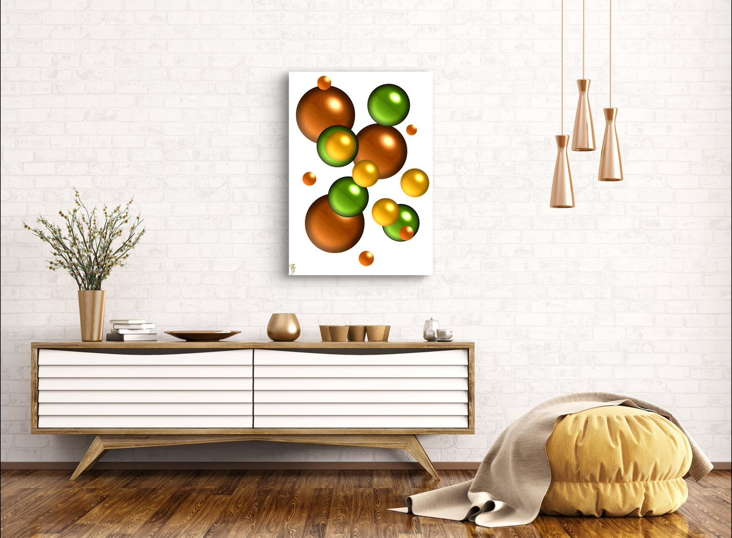 Autumnal Marbles: Early & Late Fall - Limited Edition Art Print In Sizes A2-A1