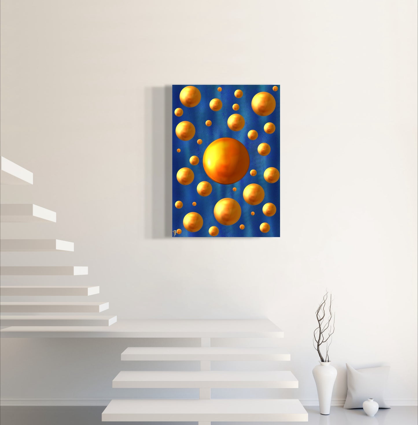 Serenity Spheres - Velveteen Limited Edition Art Print In Sizes A3-A1