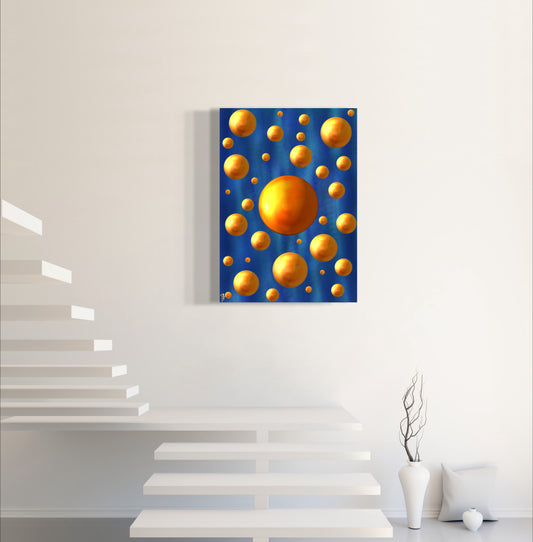 Serenity Spheres - Velveteen Limited Edition Art Print In Sizes A3-A1