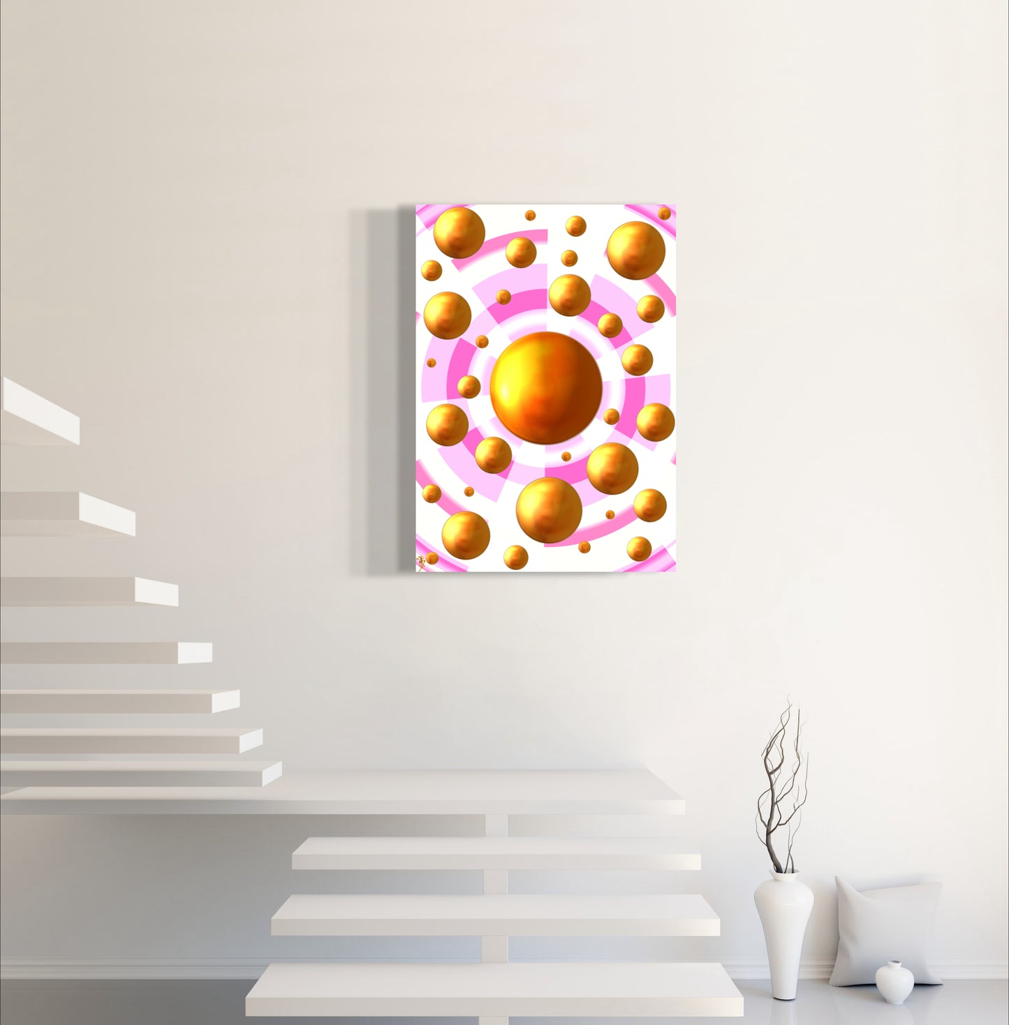 Serenity Spheres - Pastel Explosion Limited Edition Art Print In Sizes A3-A1