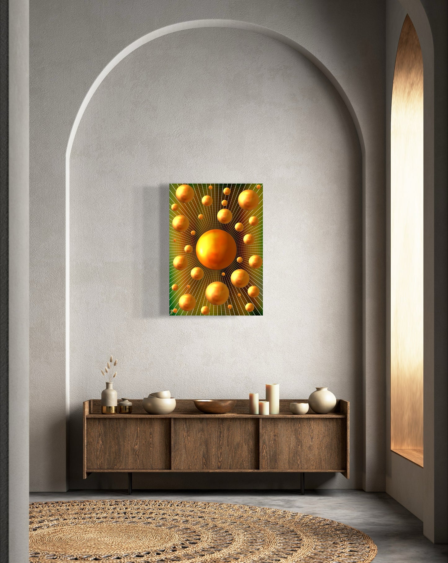 Serenity Spheres - Deep Vortex Limited Edition Art Print In Sizes A3-A1