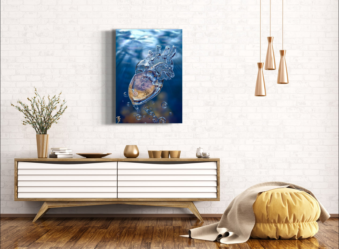 Drought - Rare Limited Edition Art A1 Stretched Cotton Canvas Print