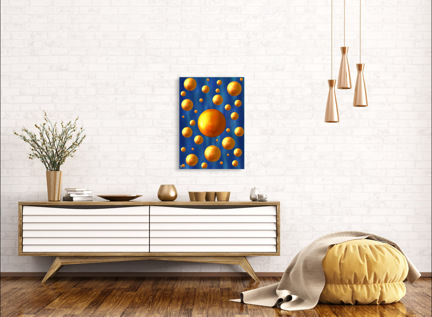 Serenity Spheres - Velveteen Limited Edition Art Print In Sizes A3-A1