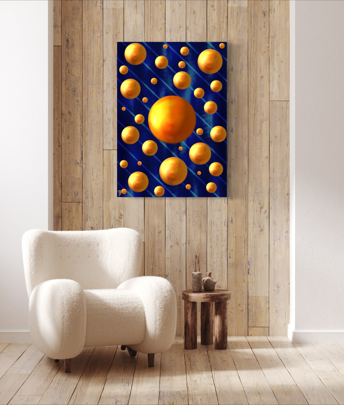 Serenity Spheres - Cobalt Strike Limited Edition Art Print In Sizes A3-A1