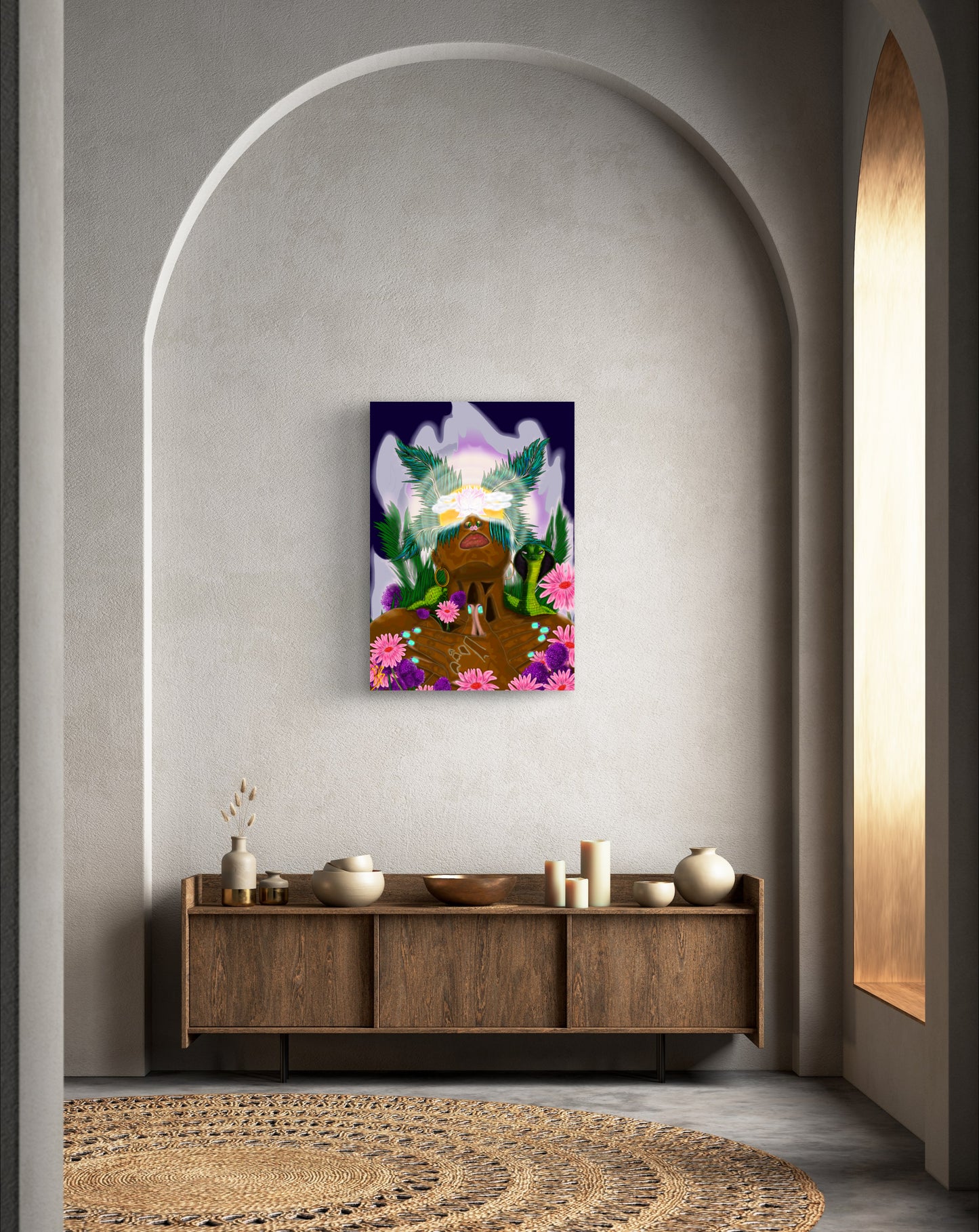 Rise - Before The Dawn - Only One, Special Limited Edition Art A1 Stretched Cotton Canvas Print