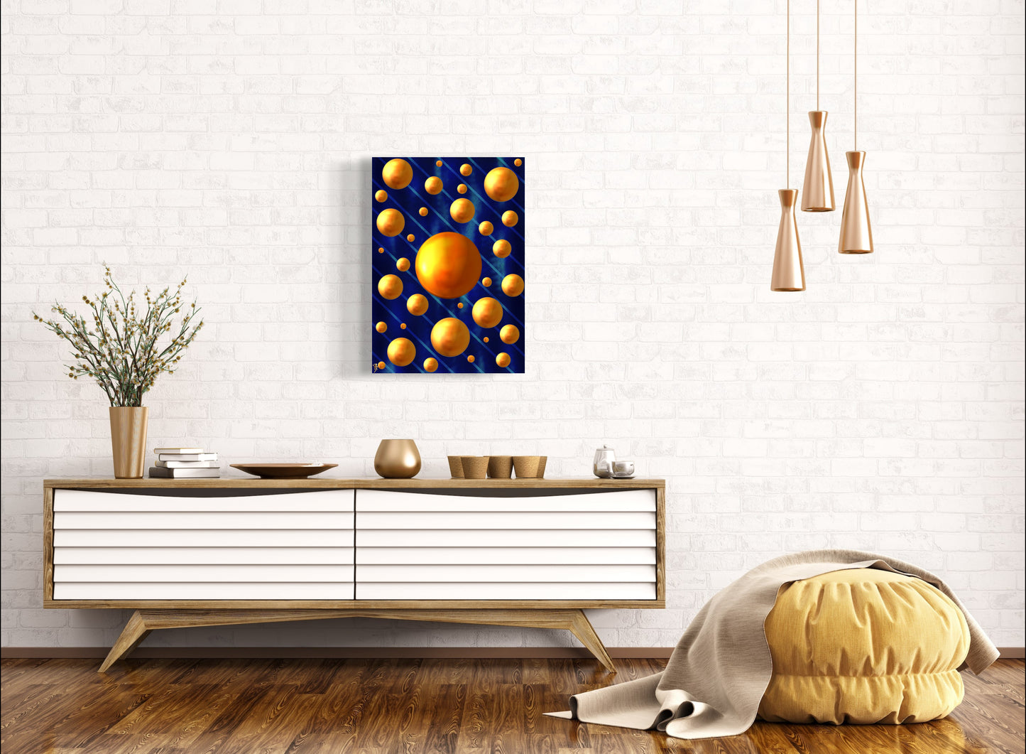 Serenity Spheres - Cobalt Strike Limited Edition Art Print In Sizes A3-A1