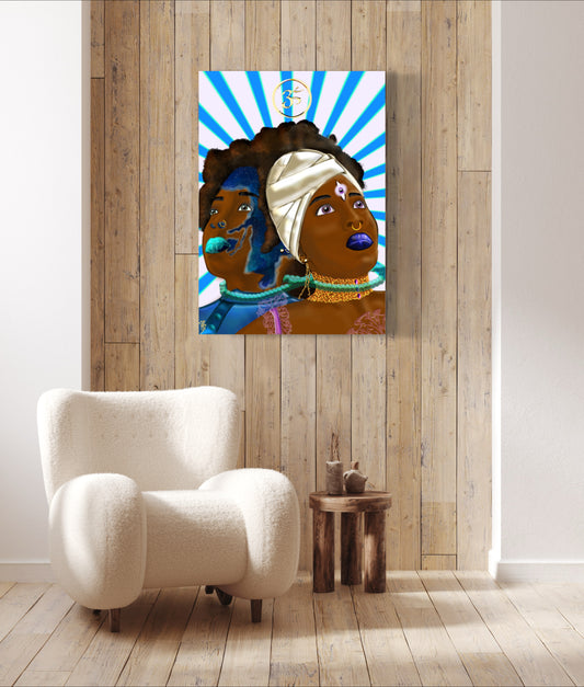 Legacy Eternal - Blue - Limited Edition Art Print In Sizes A3-A1