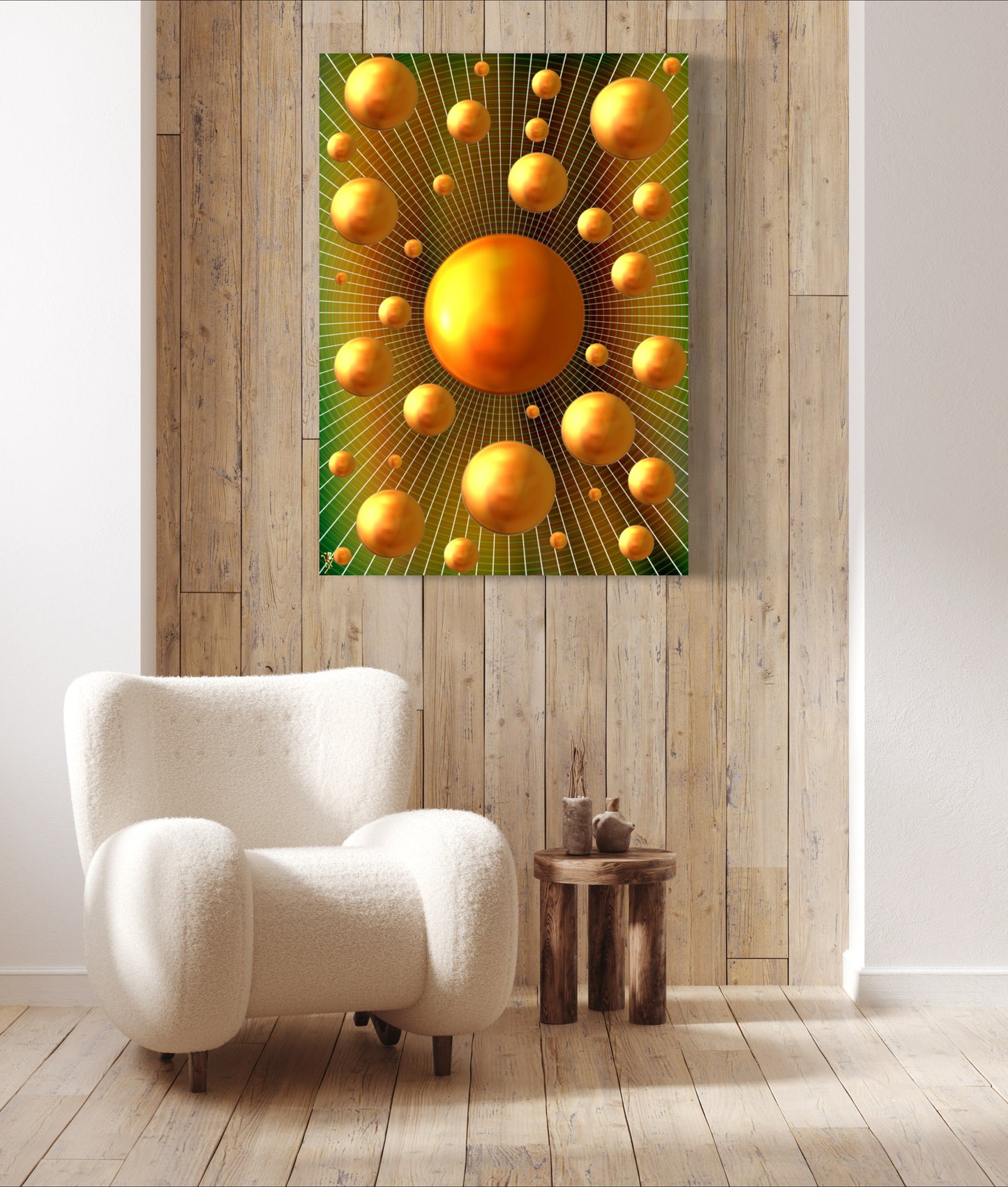 Serenity Spheres - Deep Vortex Limited Edition Art Print In Sizes A3-A1