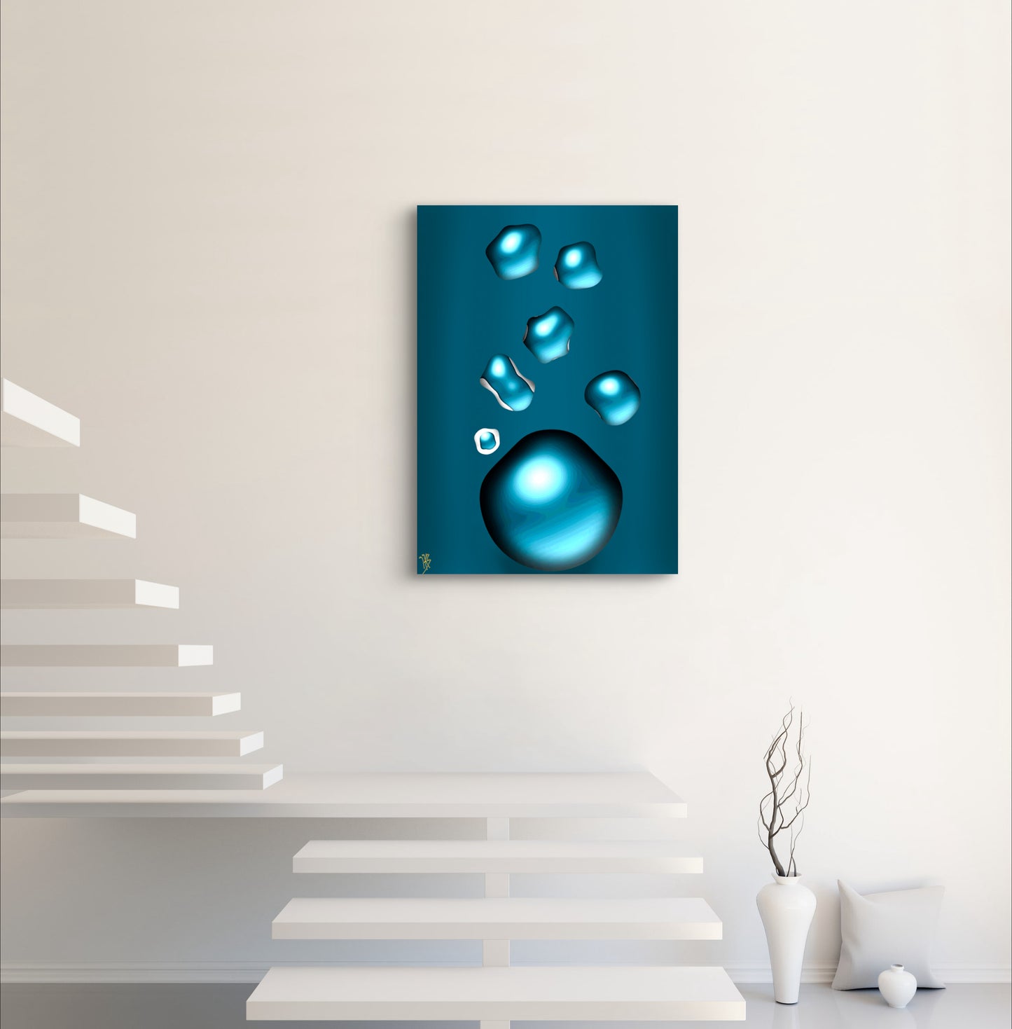 Formless: Topaz Teardrop
- Only One, Limited Edition Art A1 Stretched Cotton Canvas Print