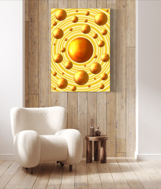 Serenity Spheres - Sun Rings Limited Edition Art Print In Sizes A3-A1