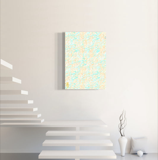 Interlocked Series: Intertwined - Only One, Limited Edition Art A1 Stretched Cotton Canvas Print