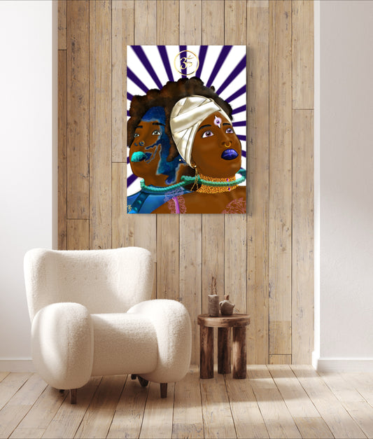 Legacy Eternal - Indigo - Limited Edition Art Print In Sizes A3-A1