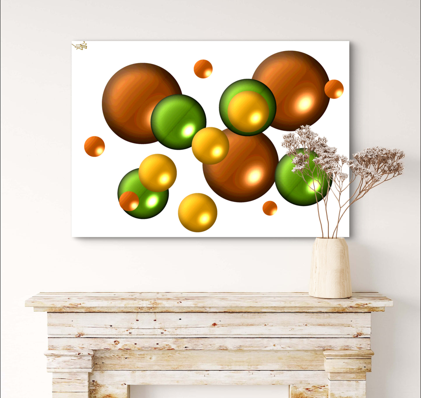 Autumnal Marbles: Early & Late Fall - Limited Edition Art Print In Sizes A2-A1