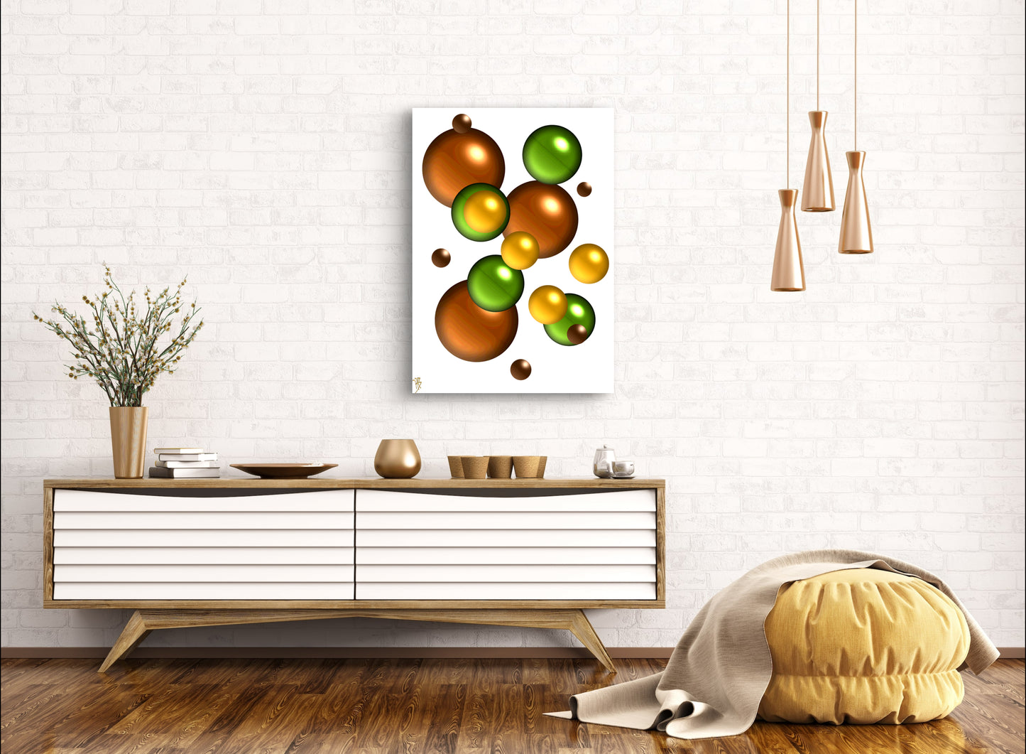 Autumnal Marbles: Early & Late Fall - Limited Edition Art Print In Sizes A2-A1