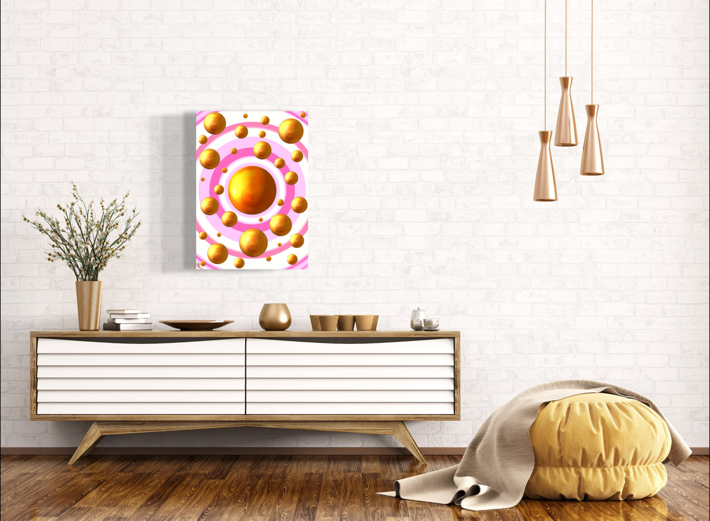 Serenity Spheres - Pastel Air Limited Edition Art Print In Sizes A3-A1