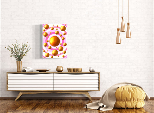 Serenity Spheres - Pastel Air Limited Edition Art Print In Sizes A3-A1