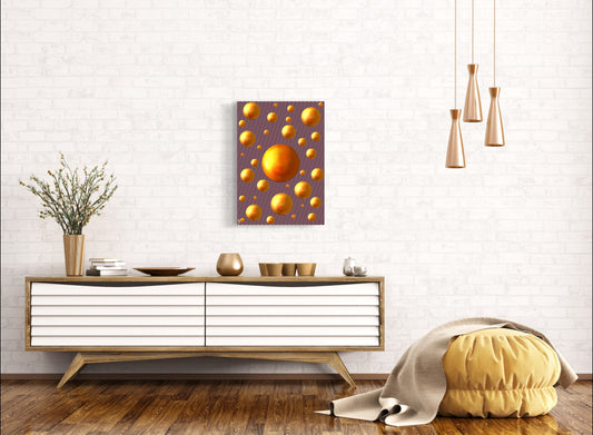 Serenity Spheres - Shimmering Vortex Limited Edition Art Print In Sizes A3-A1
